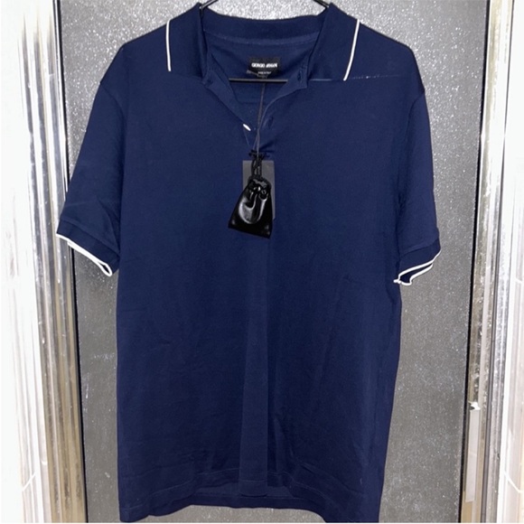 Giorgio Armani Men’s Tipped Polo shirts - Picture 5 of 10
